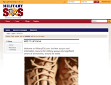 Tablet Screenshot of militarysos.com